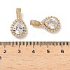 Brass Micro Pave Cubic Zirconia Pendants KK-Z139-09G-02-3