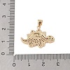 Brass Micro Pave Cubic Zirconia Pendants KK-E111-45A-G-3