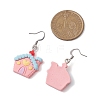 Christmas Resin Dangle Earrings EJEW-JE06087-3