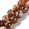 Natural Fire Crackle Agate Beads Strands G-G163-A01-04-1