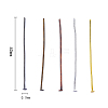 200Pcs 5 Colors Iron Flat Head Pins IFIN-CJ0001-41-2