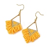 304 Stainless Steel Dangle Earrings EJEW-MZ00806-03-4