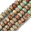 Natural Aqua Terra Jasper Beads Strands G-S366-013C-1