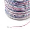 12 Rolls 12 Colors Polyester Cord OCOR-L046-B01-4