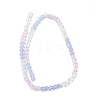 Transparent Gradient Color Glass Beads Strands GLAA-F131-01A-02-3