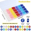 1750Pcs 7 Colors Transparent Acrylic Beads TACR-YW0002-47-2