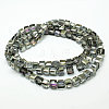 Electorplated Glass Beads EGLA-E006-1C-4