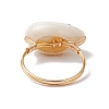 4Pcs Copper Wired Shell Finger Rings RJEW-TA00176-5