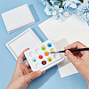 Plastic Imitation Porcelain Watercolor Oil Palette TOOL-WH0053-37-3