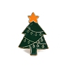 Christmas Alloy Enamel Pins AJEW-A056-05A-2