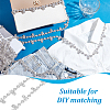 1 Yard Brass Rhinestone Cup Chains CHC-PH0001-25-4