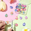 28Pcs 14 Colors Printed Alloy Pendants FIND-CJ0002-88-4