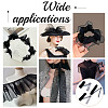 3 Rolls 3 Styles Elastic Polyester Deco Mesh Ribbons DIY-NB0013-55A-5