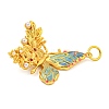 Rack Plating Brass Enamel Pendants KK-Z054-4G-03-2