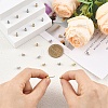 20Pcs 2 Colors Brass Ear Nuts KK-YW0004-63-4
