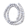 Natural Blue Lace Agate Beads Strands G-G346-A01-6mm-3