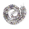 Electroplate Glass Beads Strands EGLA-T021-20D-2