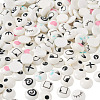 100Pairs 10 Styles Flat Round Cartoon Resin Cabochons CRES-TA0001-97-3