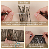 Polyester Tassel Lace Trim SRIB-WH0011-251A-01-4