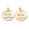 Brass Pendants KK-Z010-24G-1