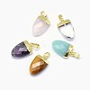 Natural & Synthetic Mixed Stone Pendants G-F584-H-2