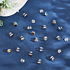 20Pcs 2 Bags 10 Colors PP Plastic Lapel Pin Backs JEWB-CY0001-06-4