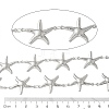 304 Stainless Steel Starfish Link Chains CHS-Z004-18P-3