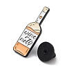 Bottle & Word Wine Not Enamel Pins JEWB-P020-B03-3