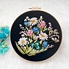 DIY 3D Bouquet Pattern Embroidery Starter Kits PW-WG78780-01-1