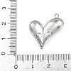 304 Stainless Steel Pendants STAS-C154-05B-GP-3