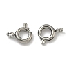Non-Tarnish 316 Stainless Steel Spring Ring Clasps STAS-B072-08P-01-2