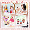 24Pcs Mini Handmade Plastic Doll Hats DIY-DR0001-65-7