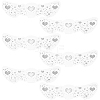 10Pcs Transfer Sticker Proof Removable Temporary Tattoos Stickers DIY-SP0003-65B-06-1