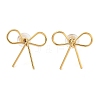 304 Stainless Steel Stud Earrrings EJEW-U065-01A-G-2