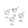 Non-Tarnish 304 Stainless Steel Ear Stud Components LS-STAS-F222-046-1