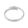 Non-Tarnish 304 Stainless Steel Plain Band Rings STAS-S125-13P-2