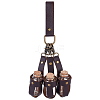 PU Leather Bag with 3Pcs Cork Glass Bottles FIND-WH0366-234B-1