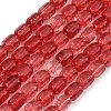 Transparent Glass Beads Strands GL-A001-01A-08-1