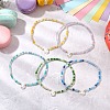 Glass Beaded Stretch Bracelets BJEW-JB11445-1