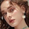 20Pcs Brass Stud Earring Findings MAK-BBC0001-27-7
