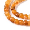 Gradient Color Natural Topaz Jade Beads Strands G-N342-136-3