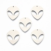 201 Stainless Steel Pendants Ion Plating(IP) X-STAS-N098-117P-2