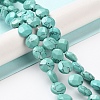 Synthetic Turquoise Beads Strands G-K357-B07-01-3