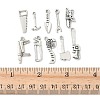 50Pcs 10 Styles Tibetan Style Alloy Pendants TIBE-FP0001-13-3