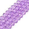 Baking Paint Glass Beads Strands EGLA-Q120-D-B01-1