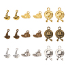 Cheriswelry 18Pcs 9 Style Zinc Alloy Pendants FIND-CW0001-21-10