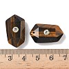 Natural Tiger Eye Faceted Pendants G-B151-02H-3