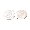 Non-Tarnish 304 Stainless Steel Pendants STAS-A074-03G-P-3