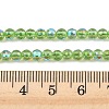 Electroplate Transparent Glass Beads EGLA-B013-02A-AB04-4