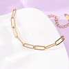 4MM 304 Stainless Steel Paperclip Chain Bracelets SA-CBA4160-22G-3